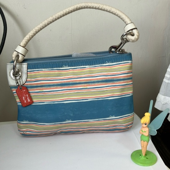 Coach wristlet Handbag Canvas type. - Picture 1 of 4